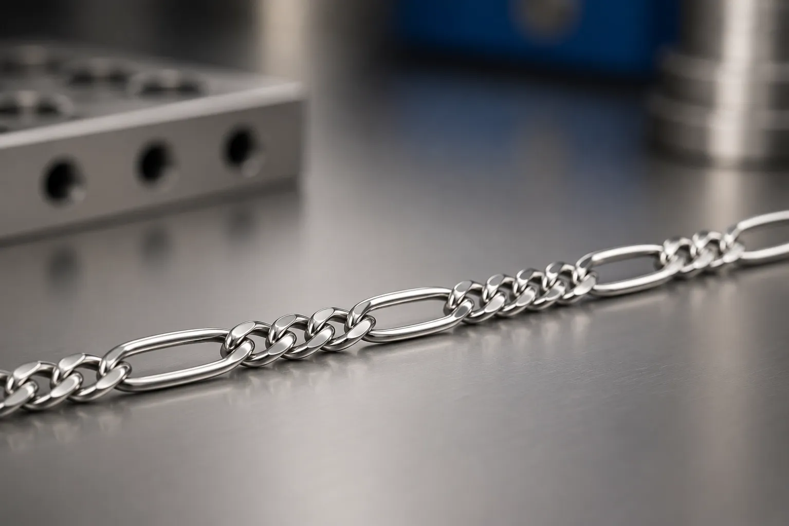 Figaro — custom chains, produced to a buyer's own design