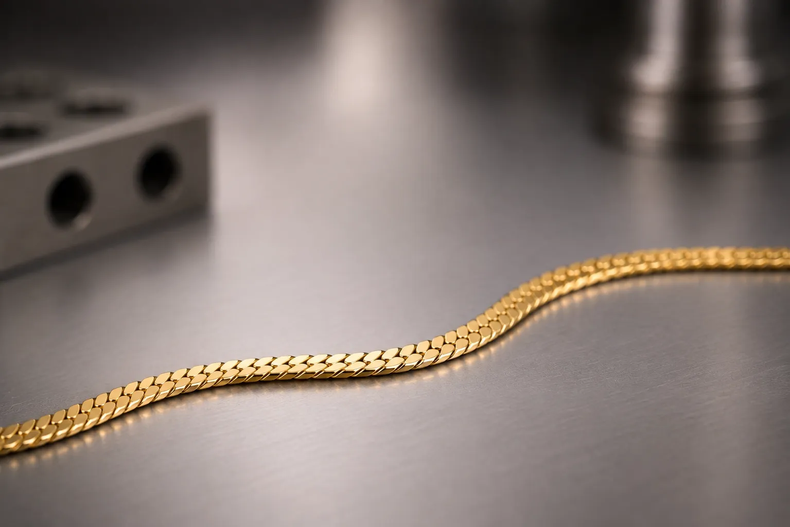 Herringbone — custom chains, produced to a buyer's own design