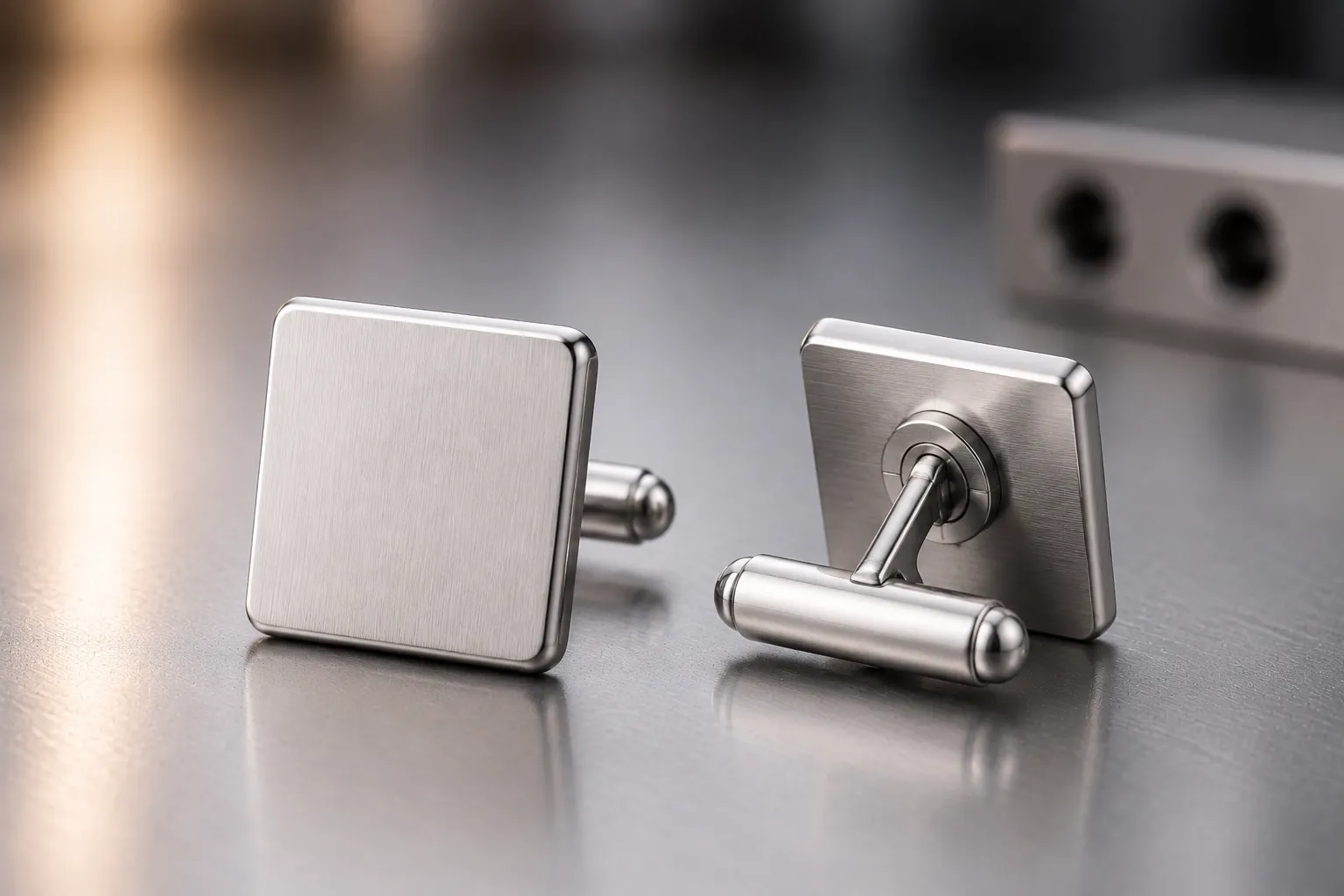 Bullet-back cufflinks — custom cufflinks and men's accessories, produced to a buyer's own design