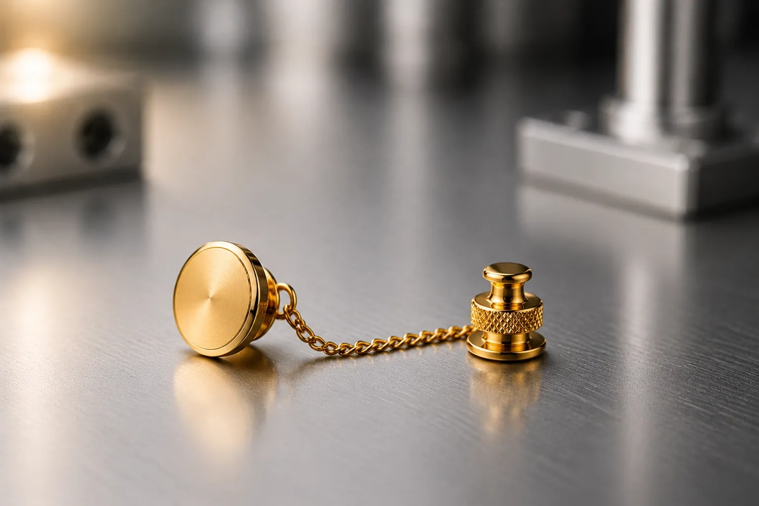 Tie tacks — custom cufflinks and men's accessories, produced to a buyer's own design