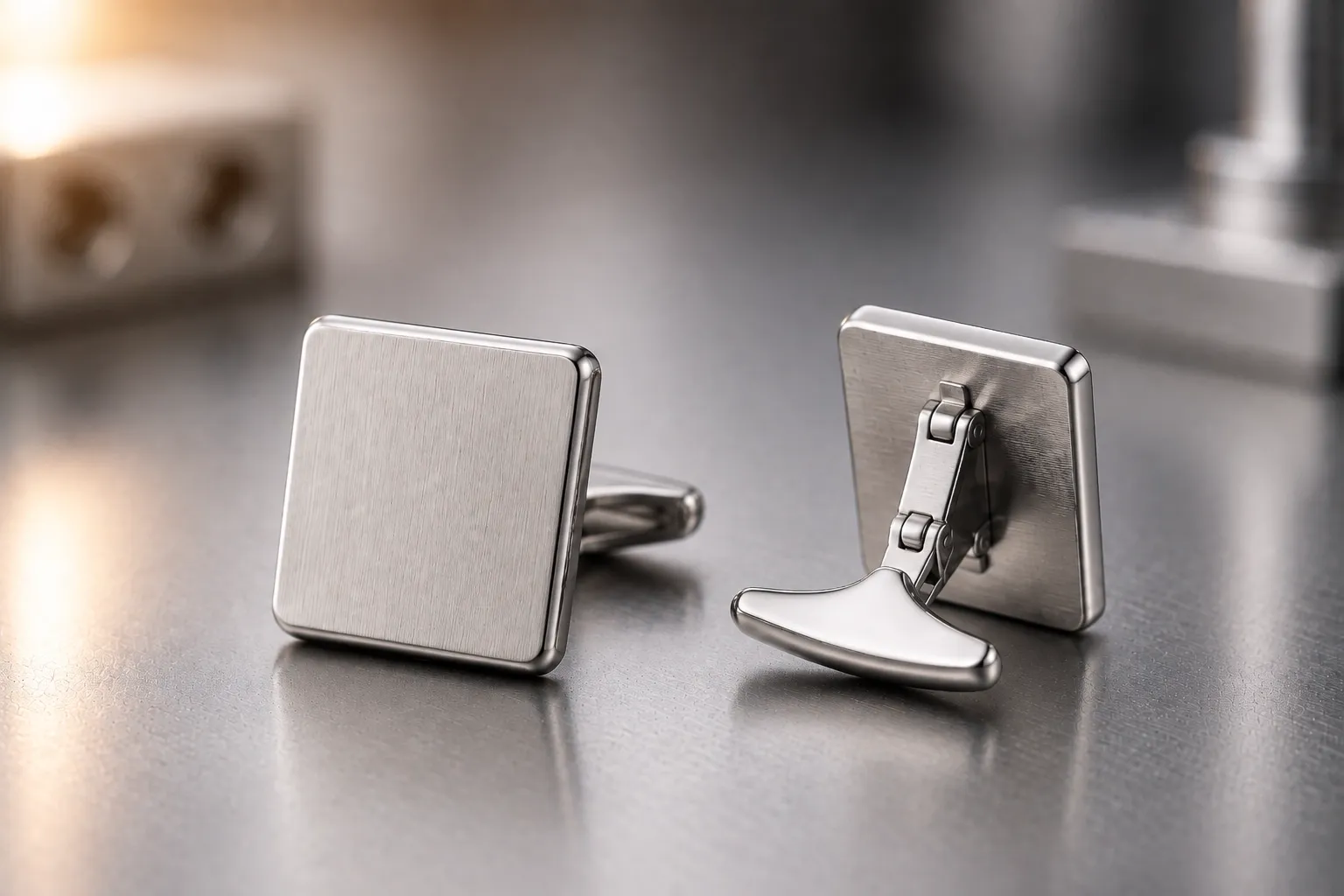 Whale-back cufflinks — custom cufflinks and men's accessories, produced to a buyer's own design