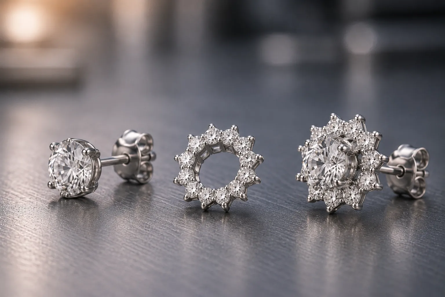 Jackets — custom earrings, produced to a buyer's own design