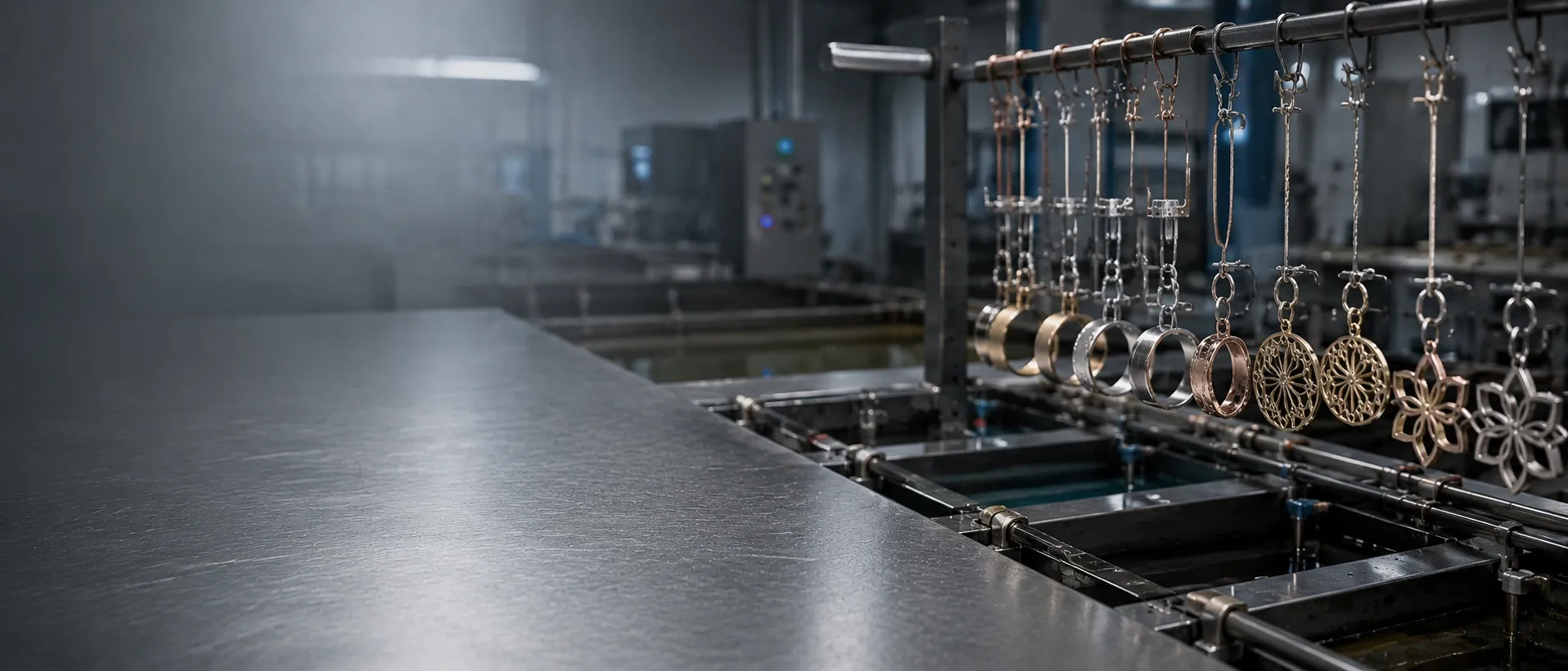 Electroplating in production