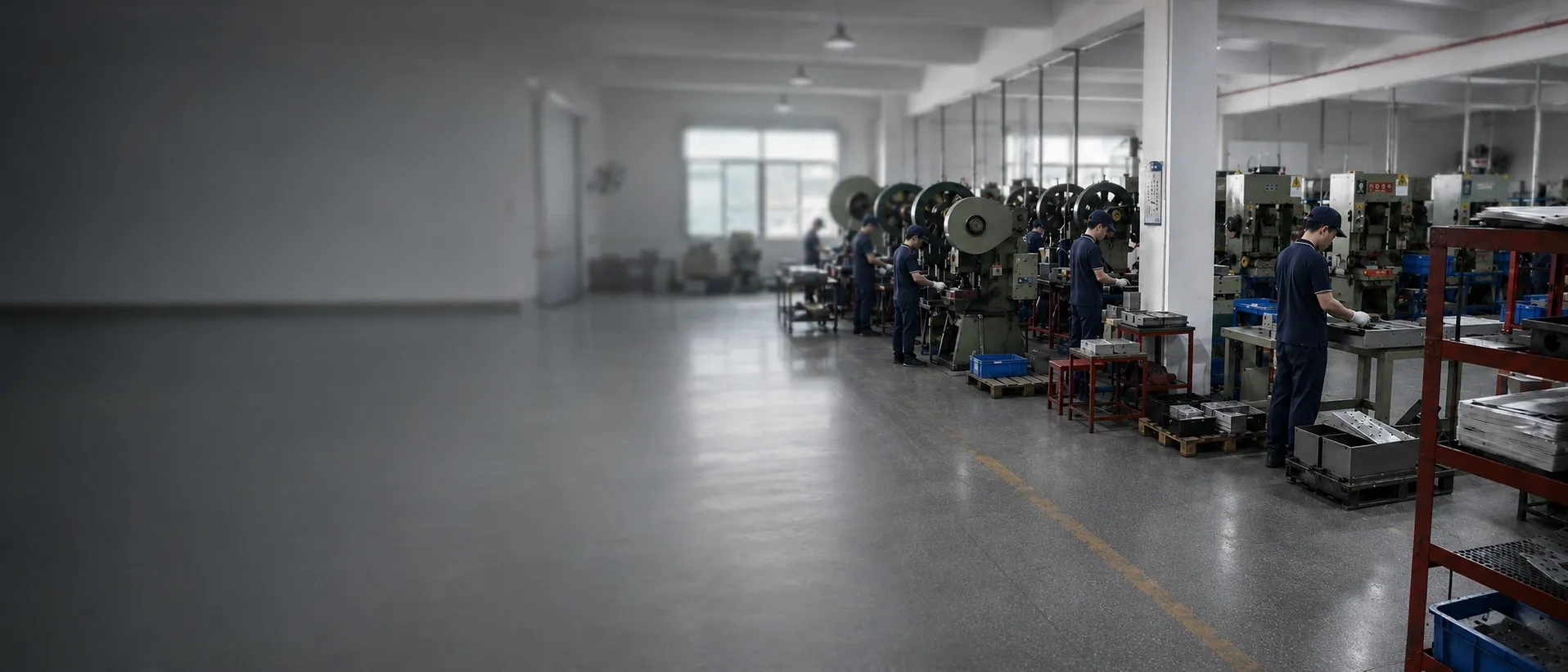 Production floor at the Dongguan factory
