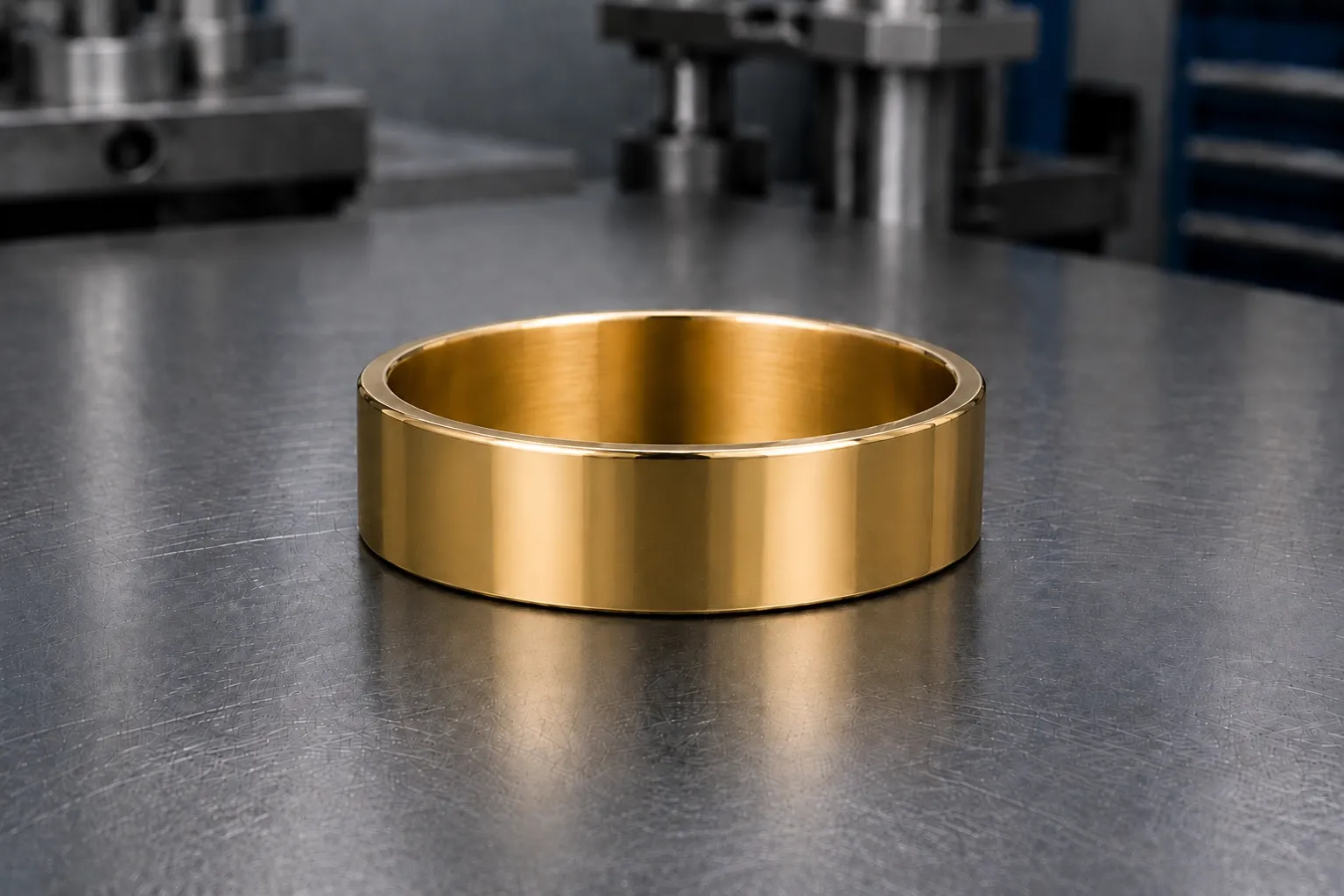 Gold — brass (c2600 / c3604), produced to a buyer's own design