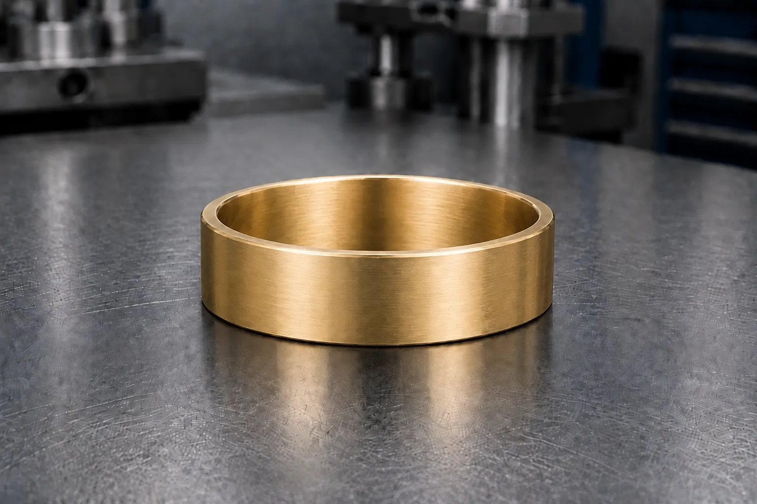 Satin / brushed — brass (c2600 / c3604), produced to a buyer's own design