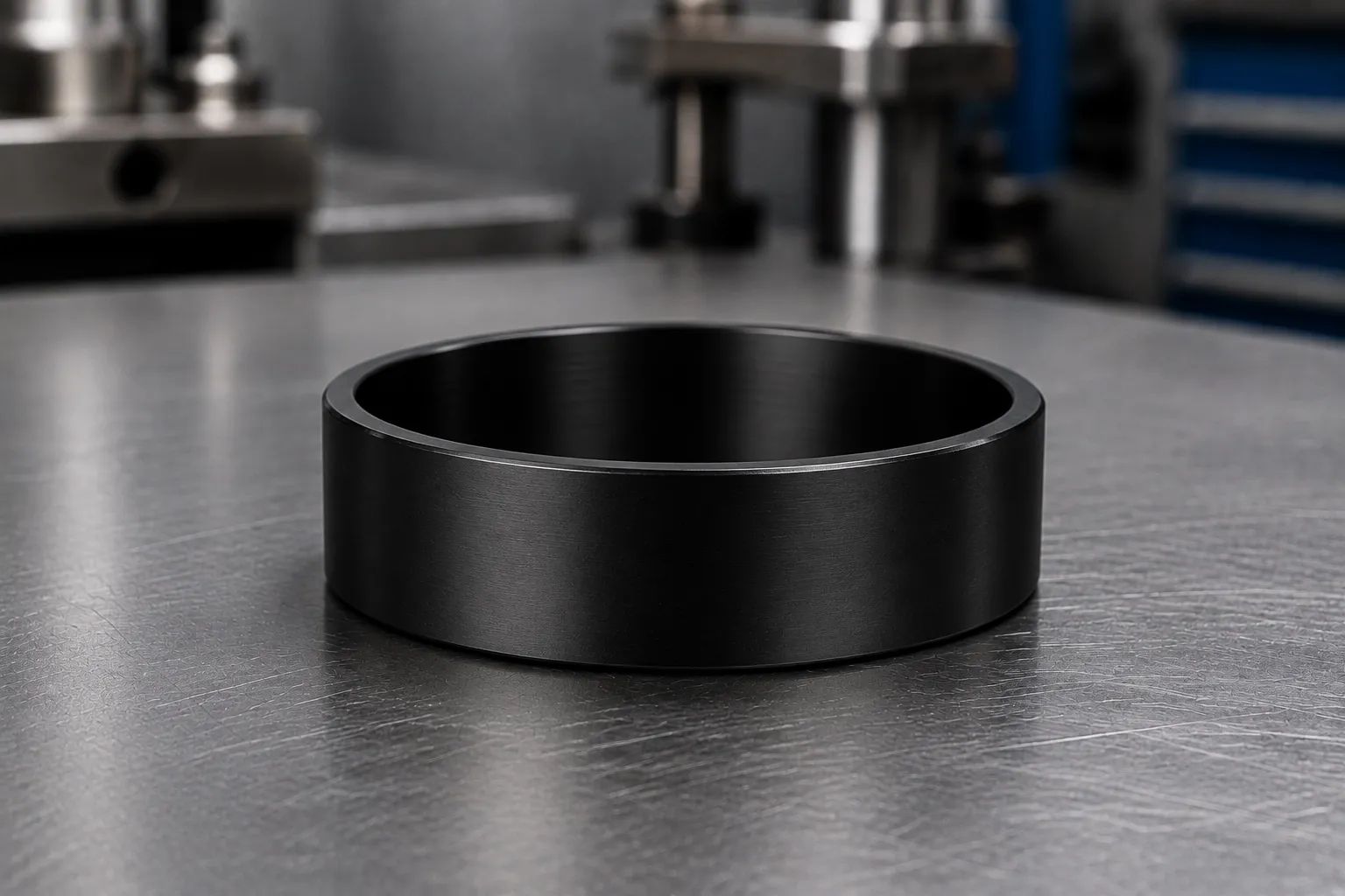 Black PVD — titanium (grade 2 / grade 5), produced to a buyer's own design