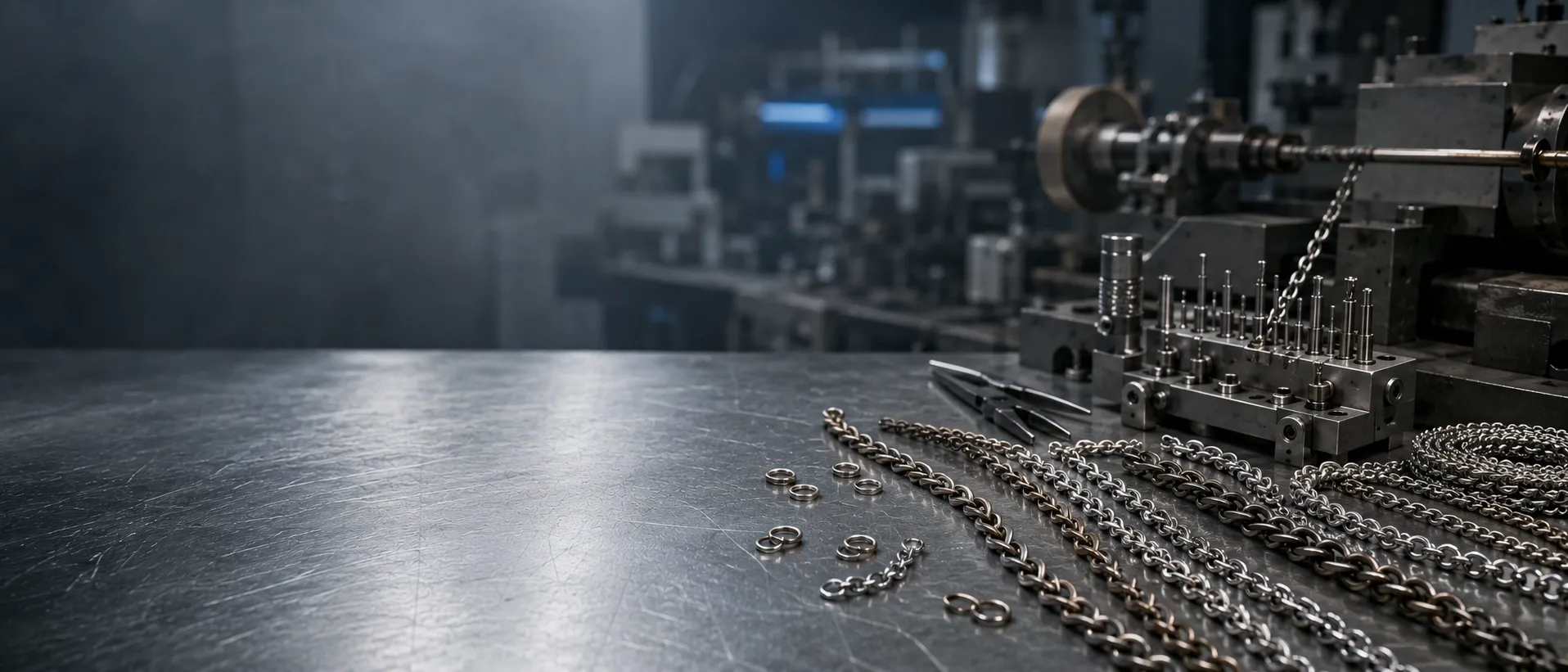 Chain making in production