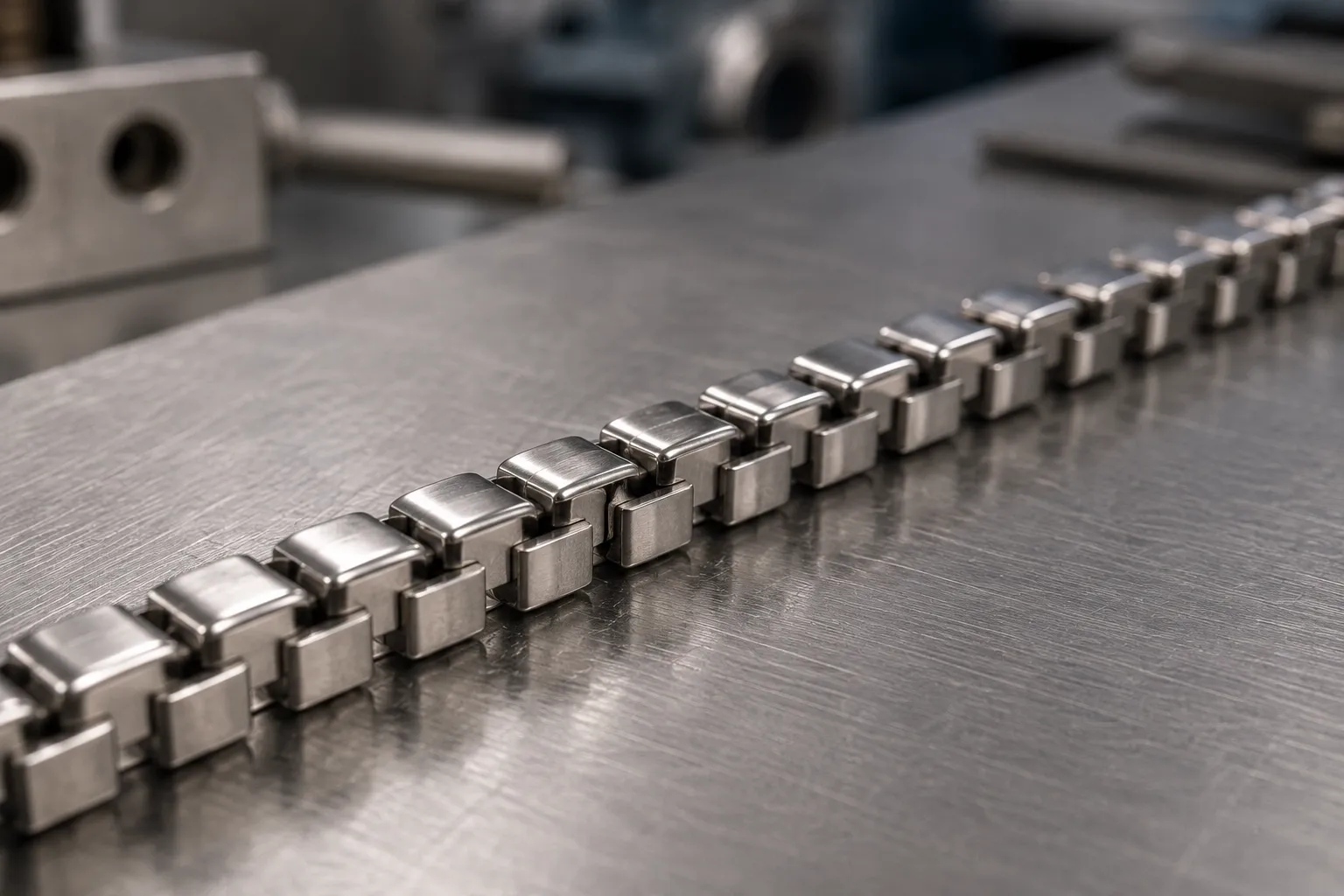 Box — chain making, produced to a buyer's own design