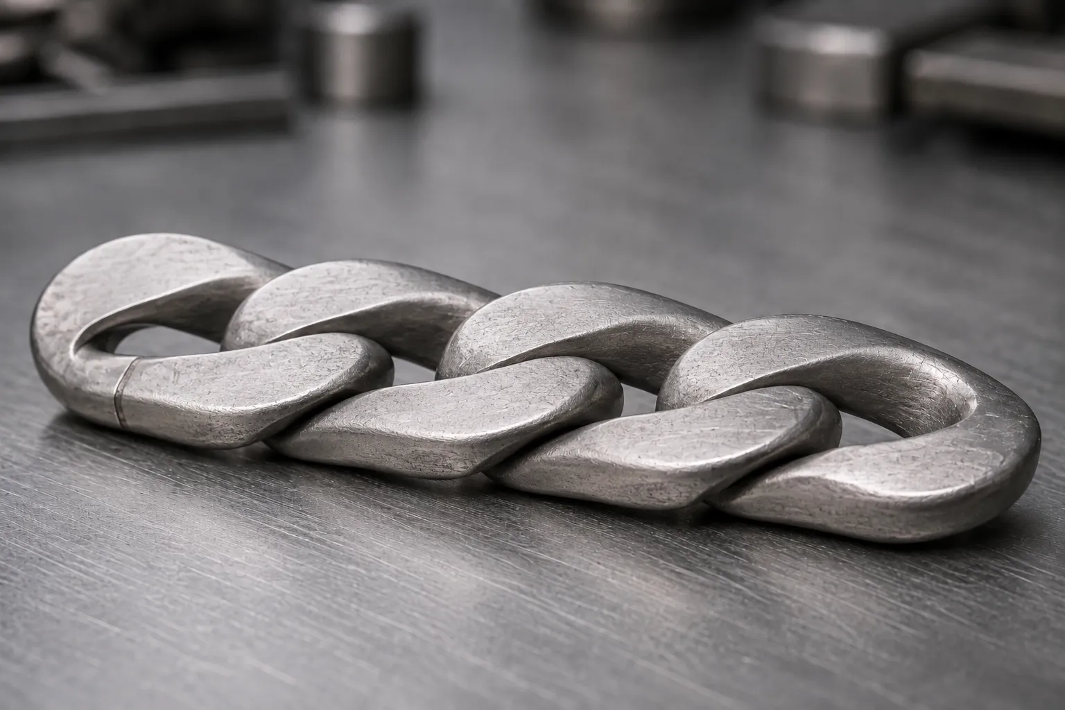 Cuban — chain making, produced to a buyer's own design