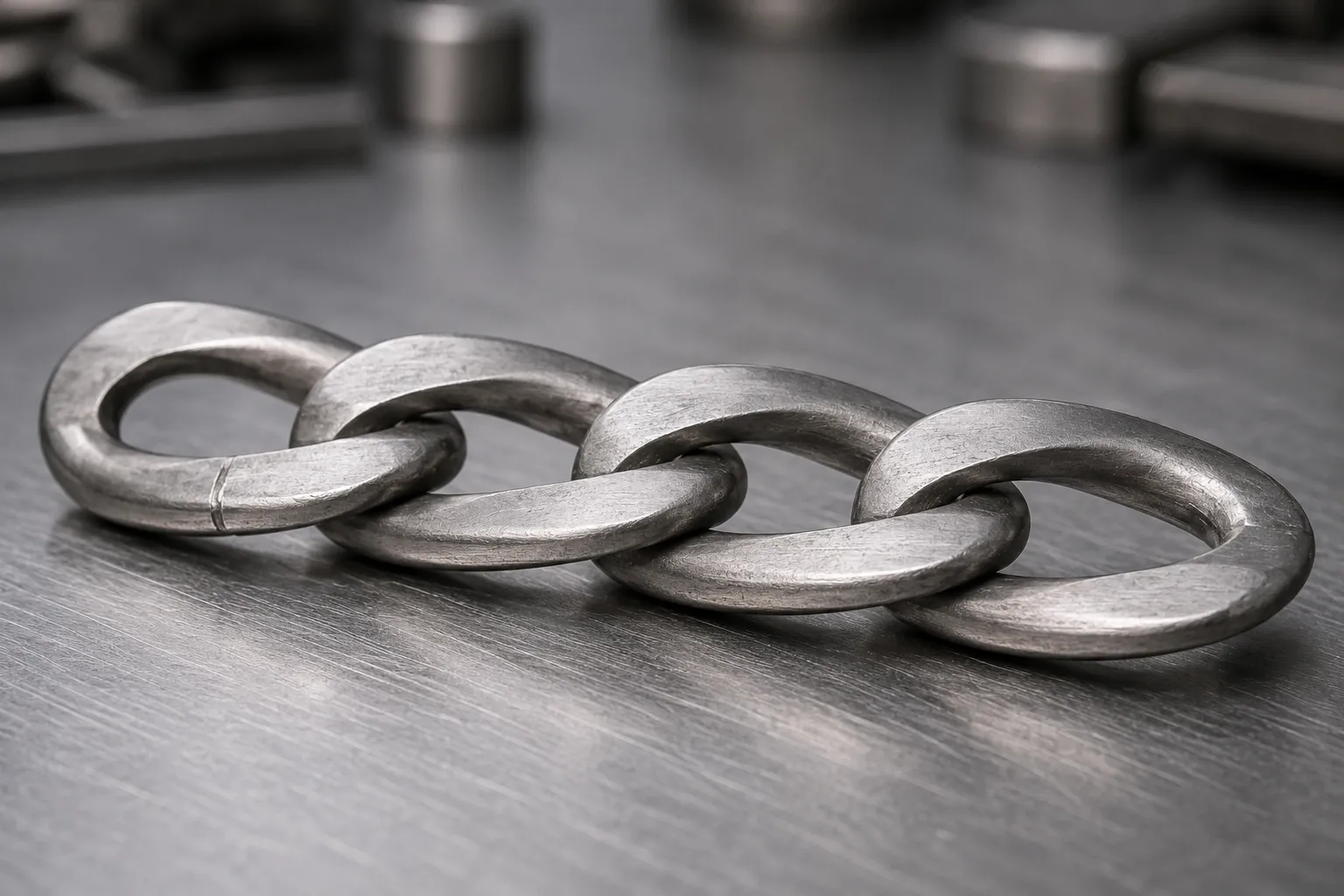 Curb — chain making, produced to a buyer's own design