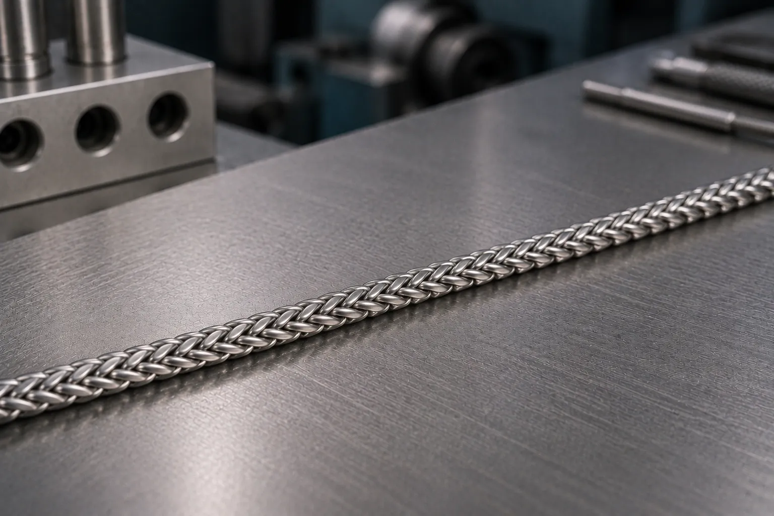 Wheat — chain making, produced to a buyer's own design
