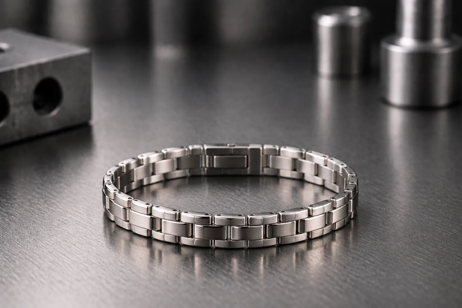 Link bracelet — men's jewelry manufacturing, produced to a buyer's own design