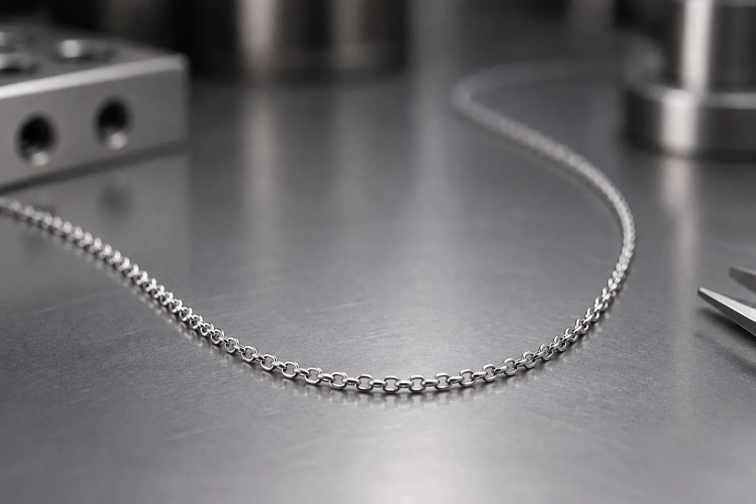 Chain-only — custom necklaces and pendants, produced to a buyer's own design