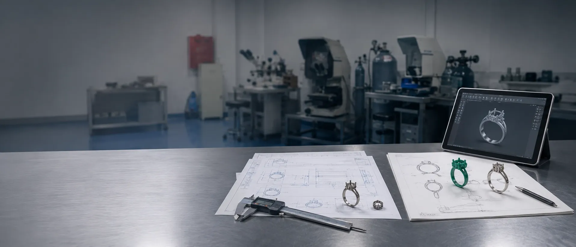 OEM and ODM jewelry manufacturing at the Dongguan production floor