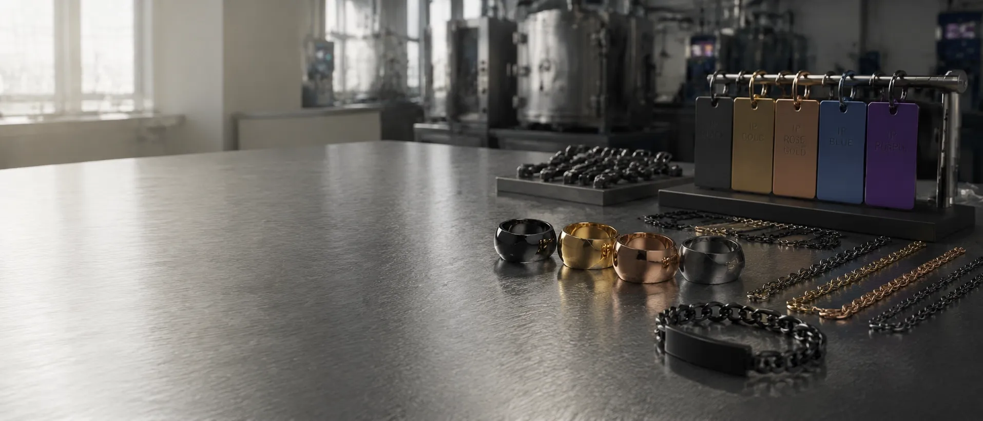 PVD and IP coating in production