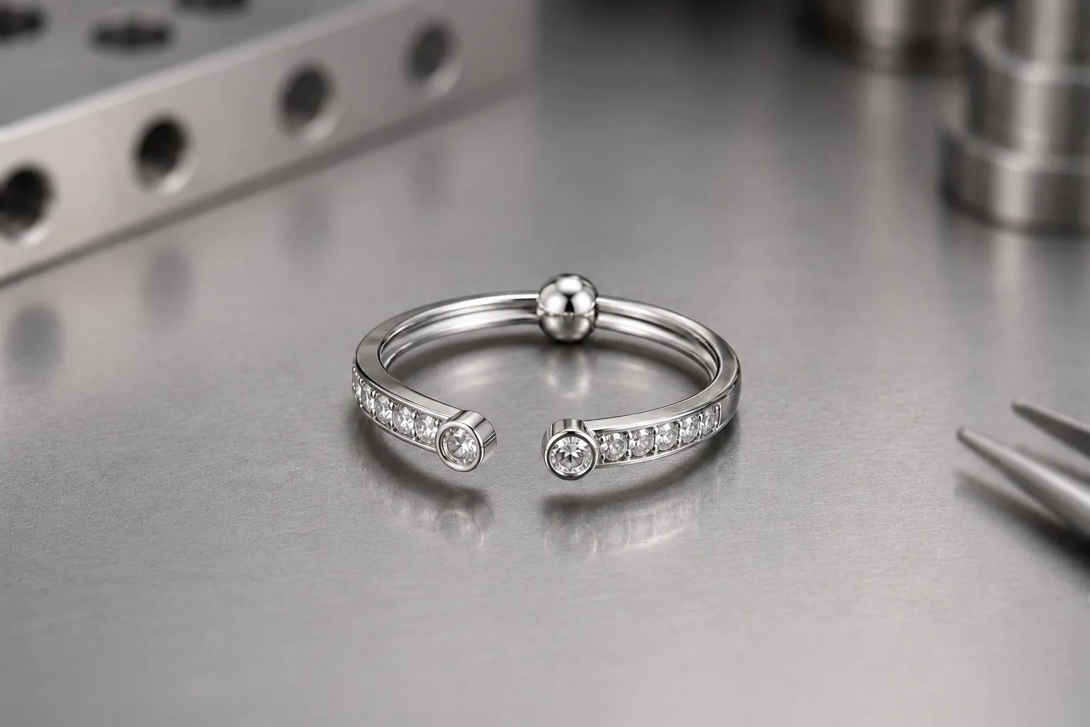 Adjustable — custom rings, produced to a buyer's own design