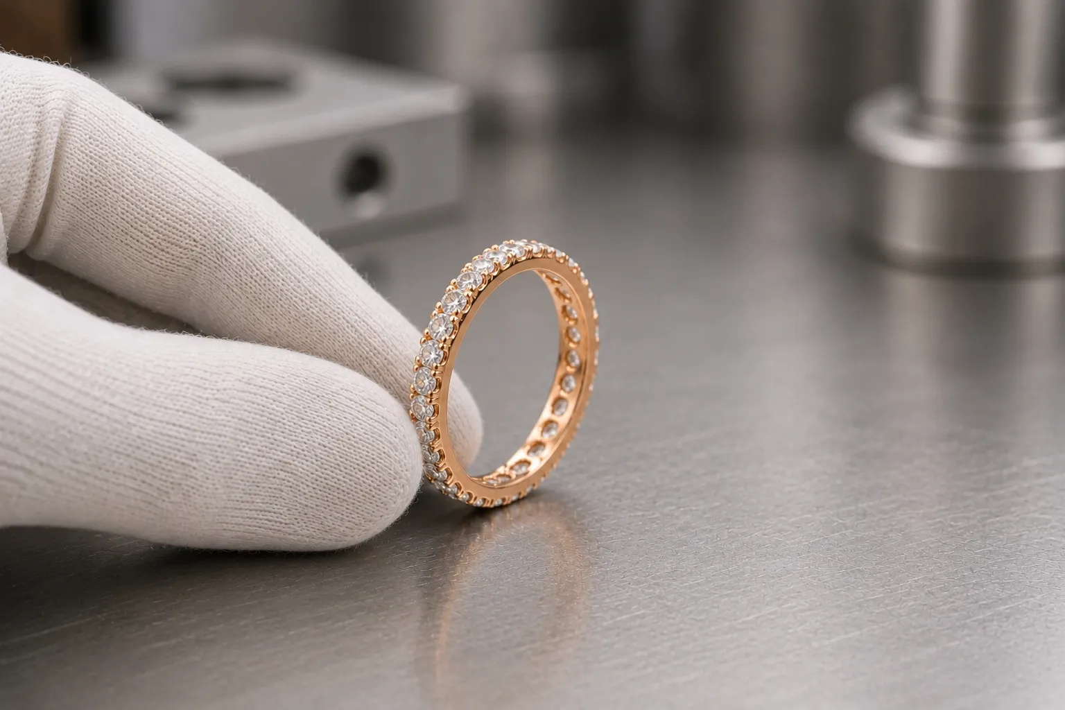 Eternity — custom rings, produced to a buyer's own design