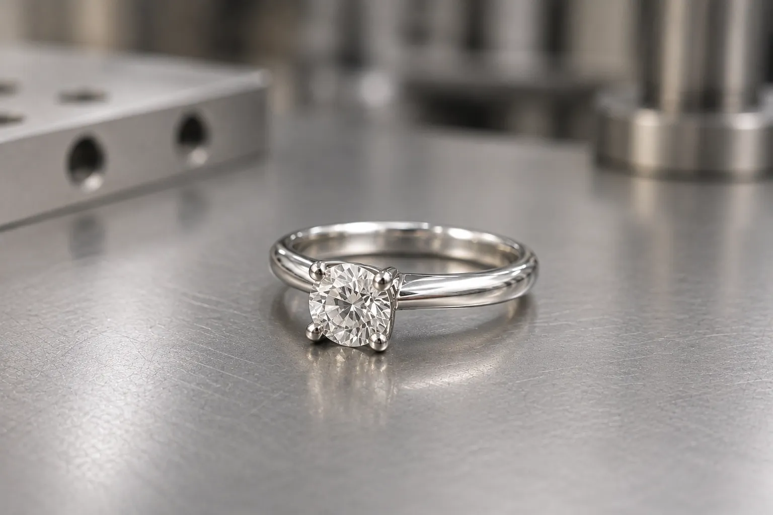 Solitaire — custom rings, produced to a buyer's own design