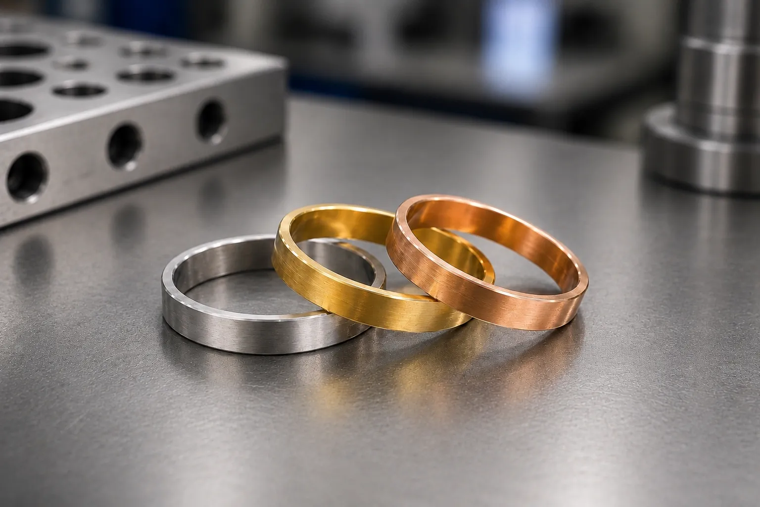 Stacking — custom rings, produced to a buyer's own design