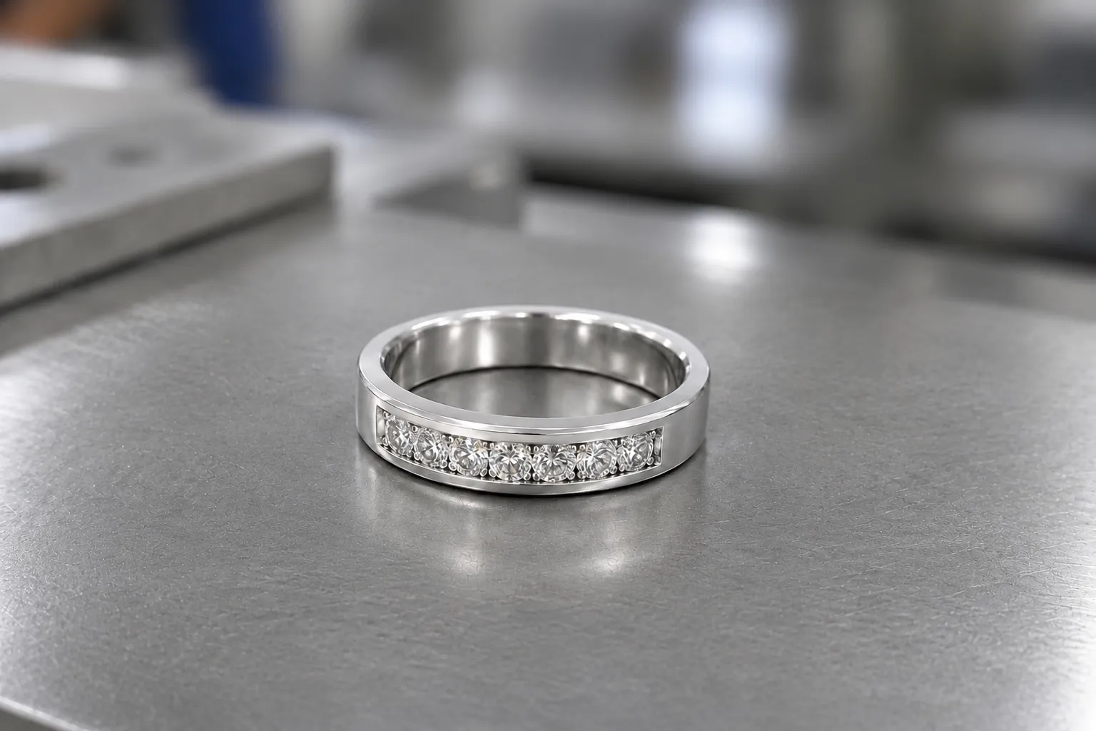 Stone-set — custom rings, produced to a buyer's own design