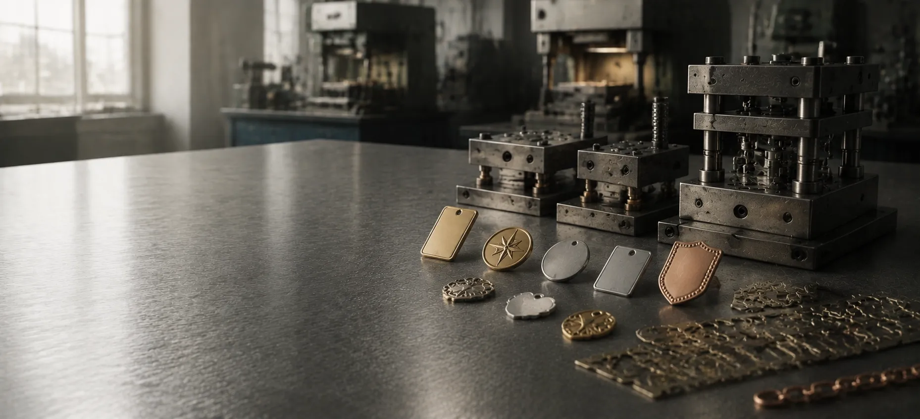 Stamping and die striking in production