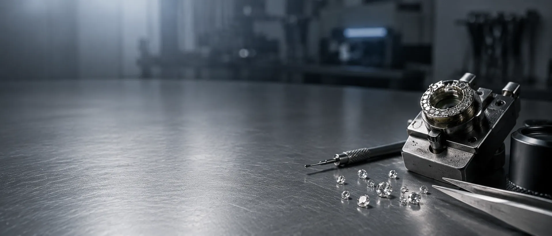 Stone setting in production