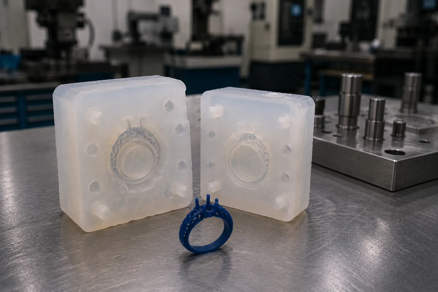 Silicone mold — jewelry tooling, produced to a buyer's own design