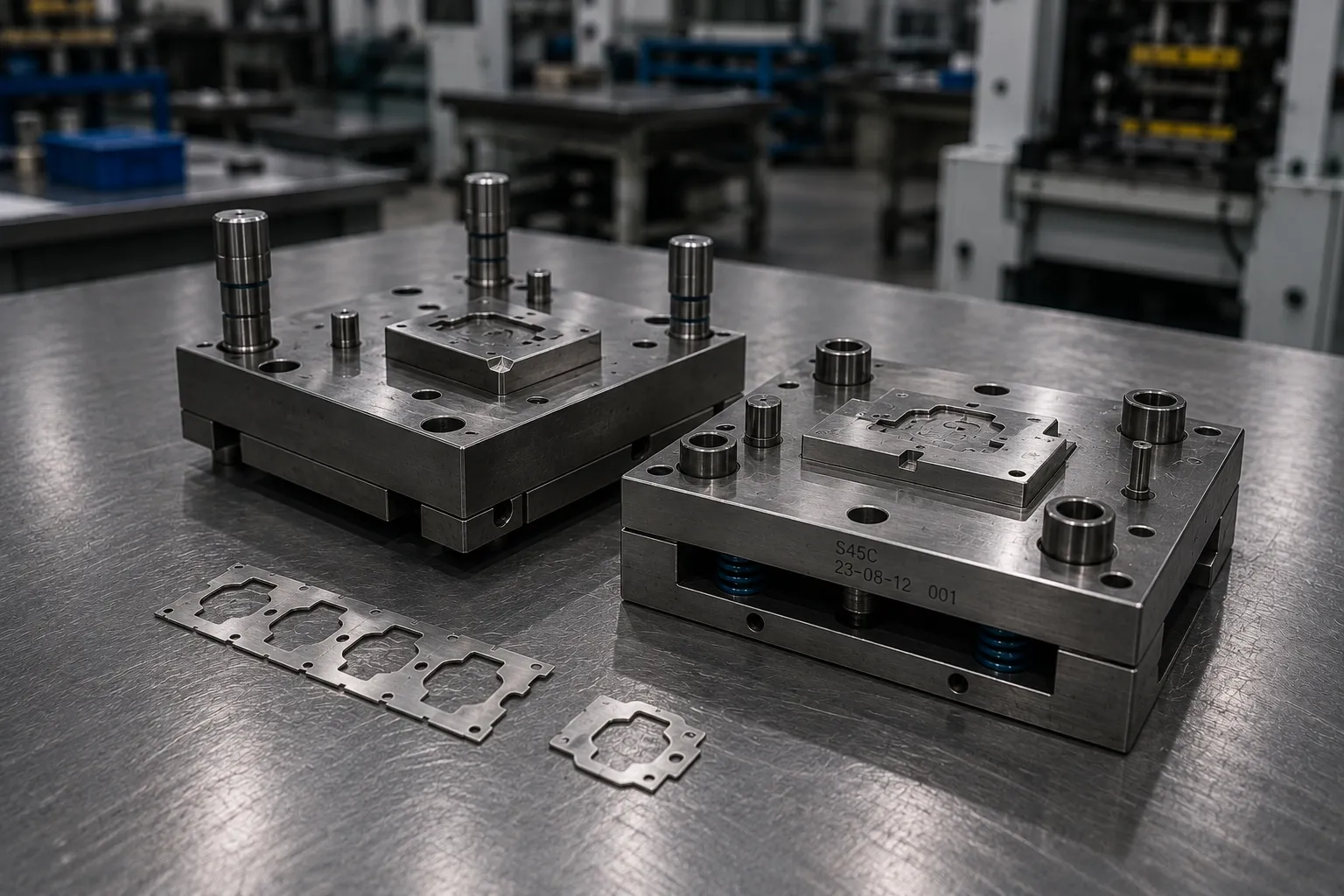 Steel stamping die — simple — jewelry tooling, produced to a buyer's own design