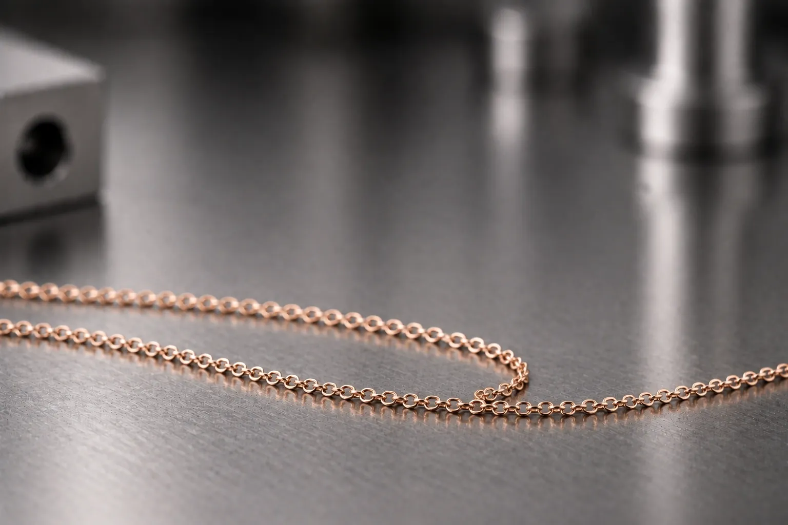 Cable chain — women's jewelry manufacturing, produced to a buyer's own design