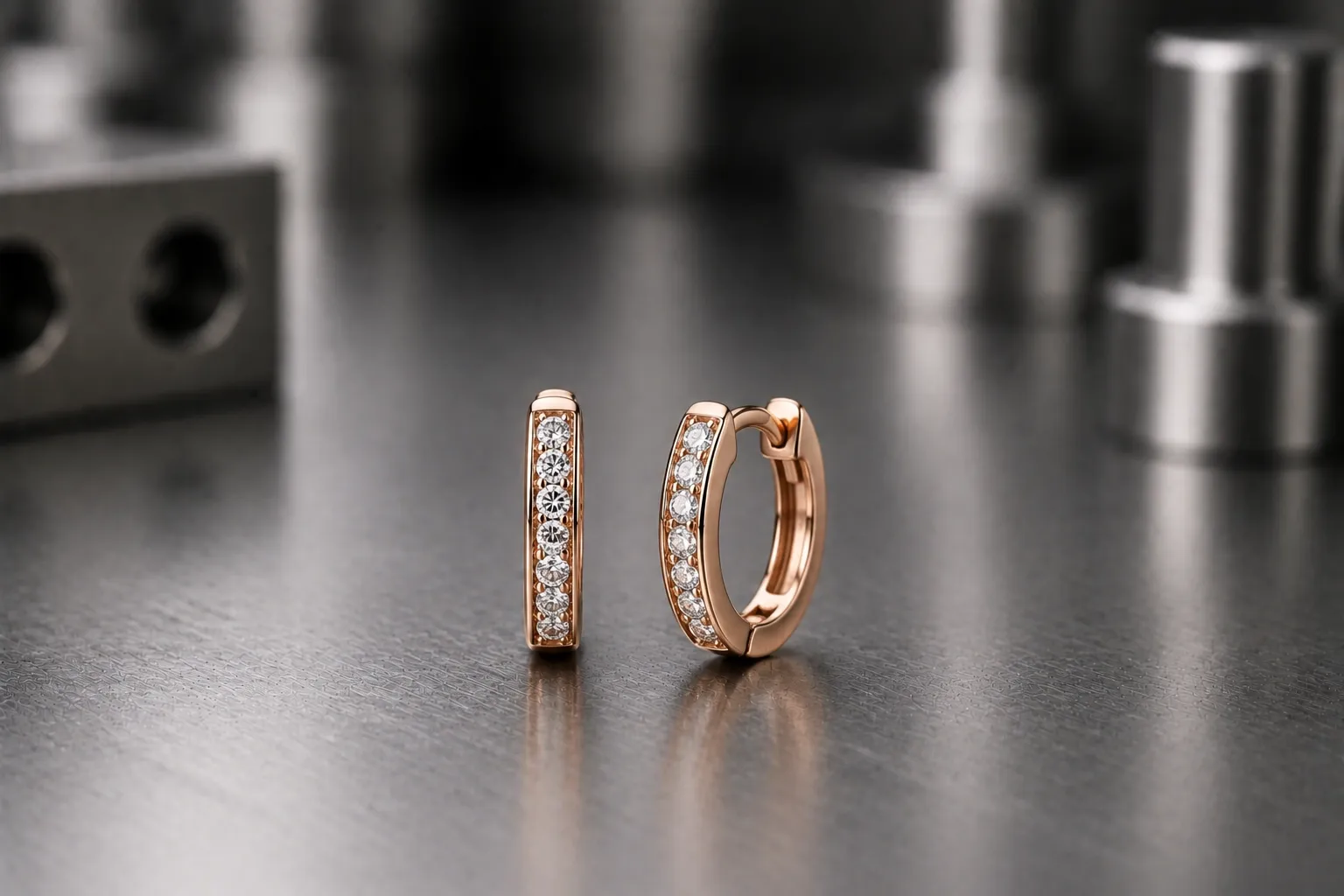 Huggie — women's jewelry manufacturing, produced to a buyer's own design