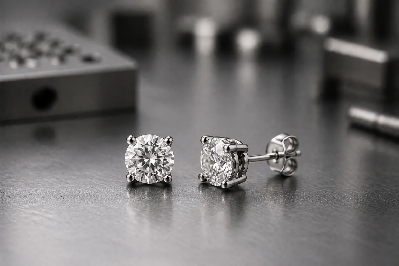 Stud — women's jewelry manufacturing, produced to a buyer's own design